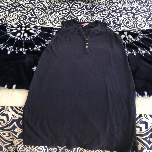Lilly Pulitzer Essie Dress, True Navy, size S - Picture 8 of 8